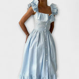 Благовеста - Рокля с набръчкани детайли