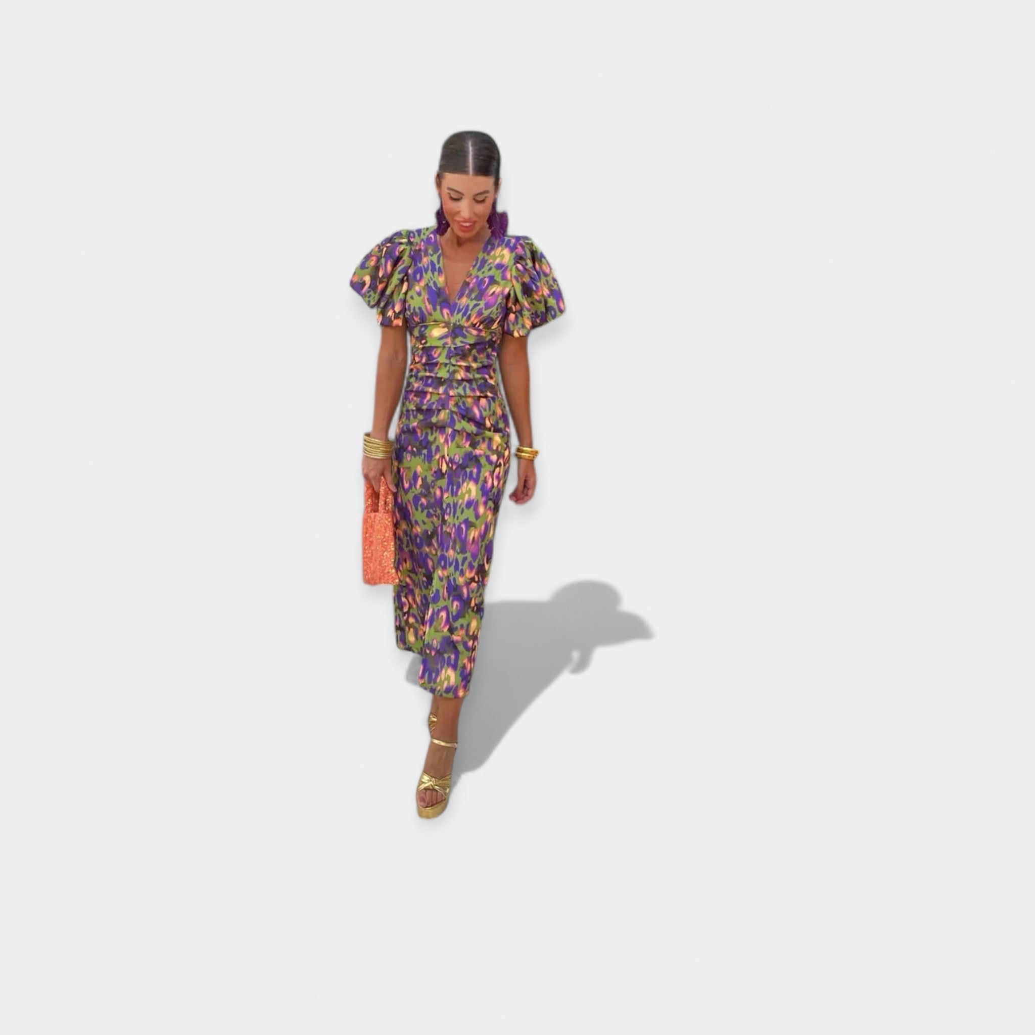 Ралица - Рокля с Ръкави и Волани