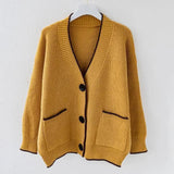 Десислава - Свръхразмерен Плетен Жилетка