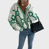 Десислава - Плетен Жилетка с Геометричен Узор