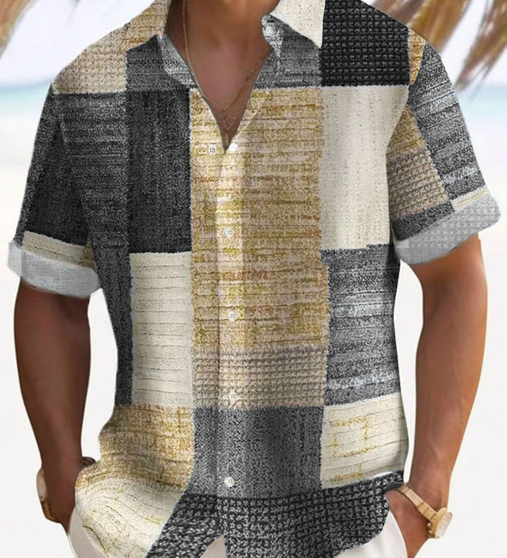 Десислава - Стилна риза с къси ръкави