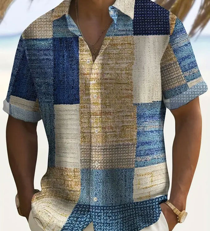 Десислава - Стилна риза с къси ръкави