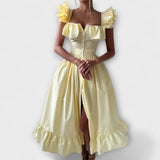 Благовеста - Рокля с набръчкани детайли