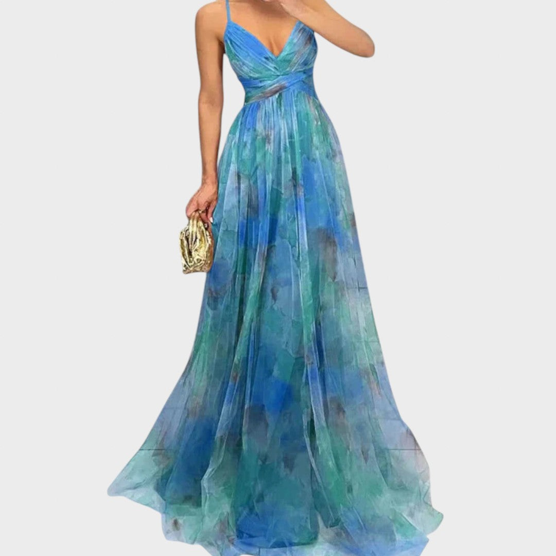 Лилия - Цветна Макси Рокля за Безупречна Елегантност