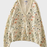 Десислава - Плетен Жилетка с Цветен Узор