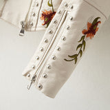 Теодора - Ретро Шик Цветен Палто