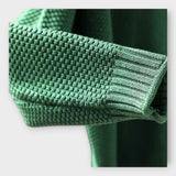 Милена - Плетена Блуза с Висок Вратник