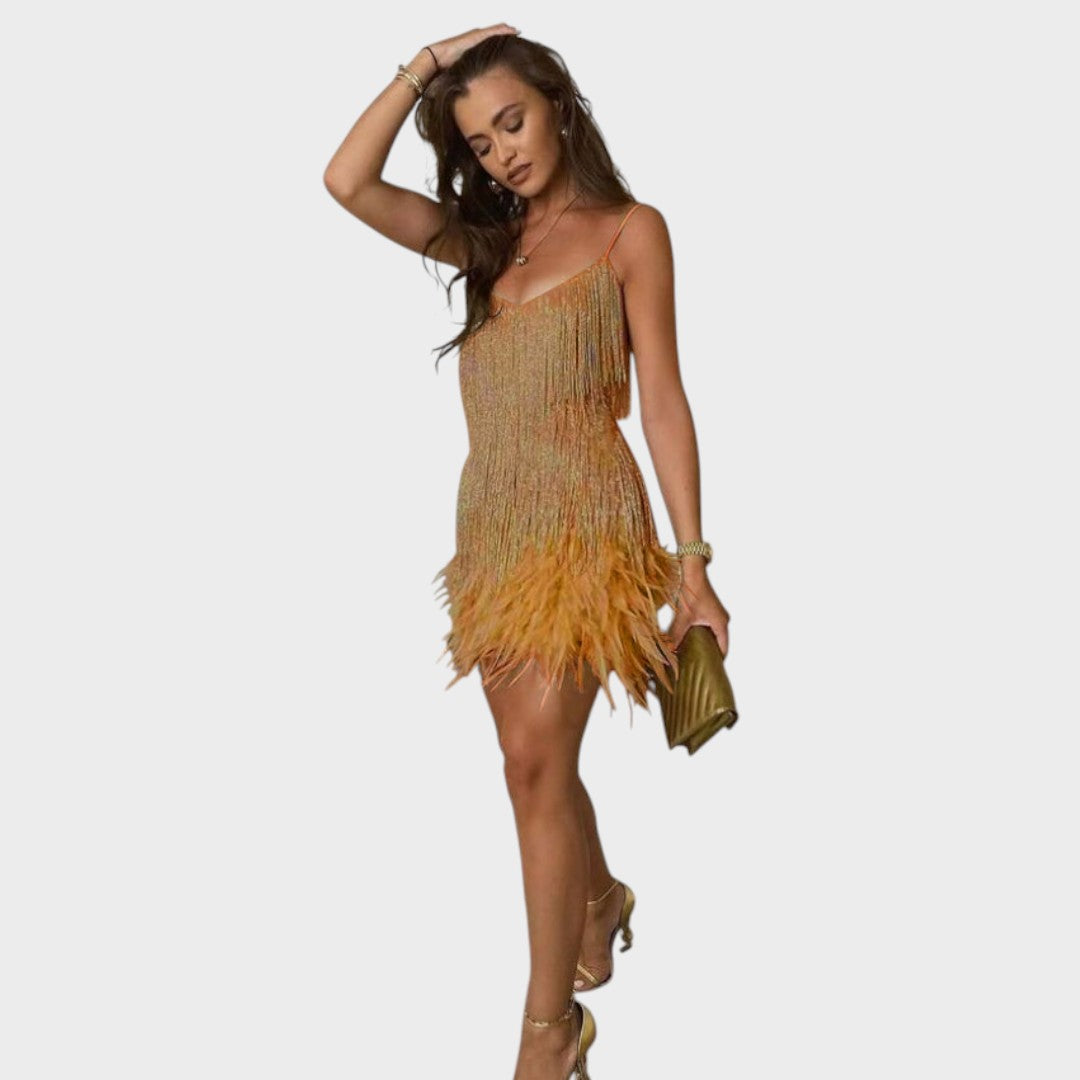 Емилия - Елегантна коктейлна рокля