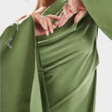 Десислава - Асиметрична Макси Рокля с Едно Рамо и Оформен Талия