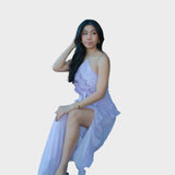 Виктория - Дълга рокля с волани