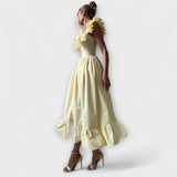 Благовеста - Рокля с набръчкани детайли