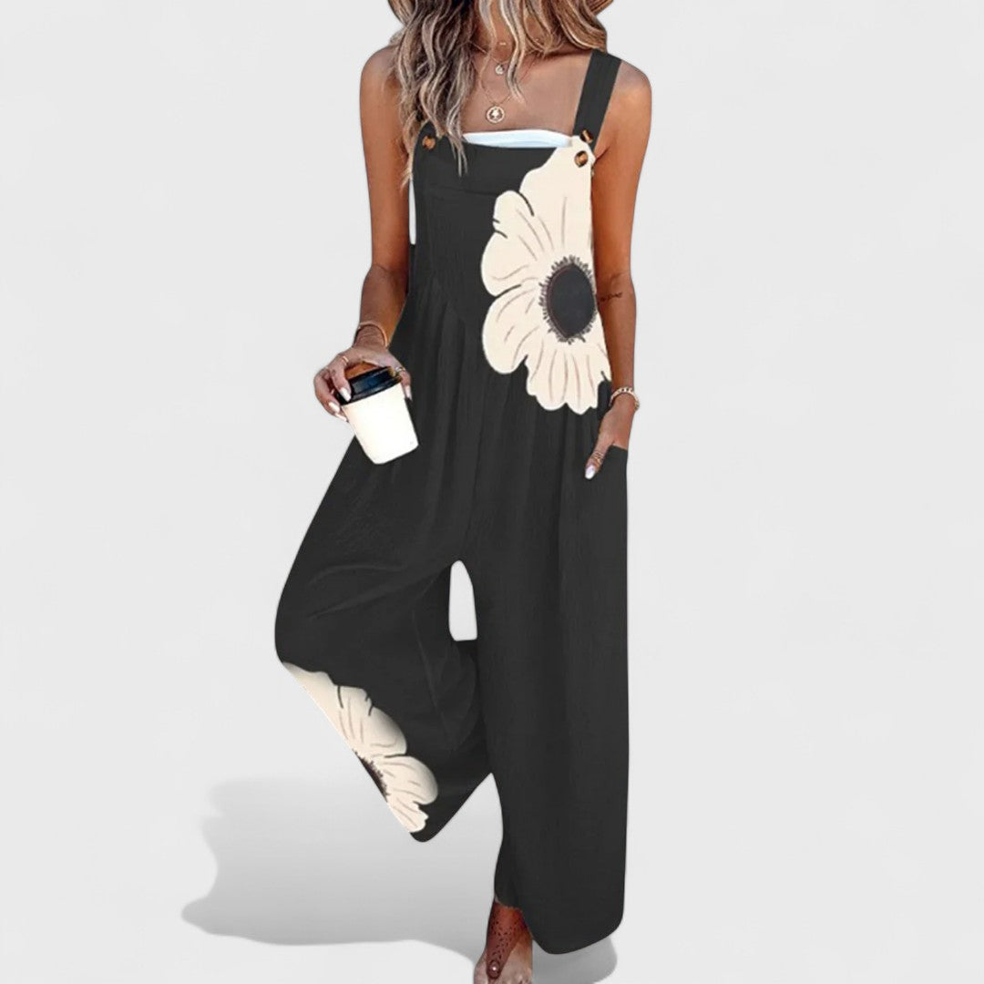 Радостина - Летен Комбинезон с Цветен Узор