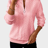 Милена - Дамски пуловер от плетиво