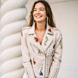 Теодора - Ретро Шик Цветен Палто