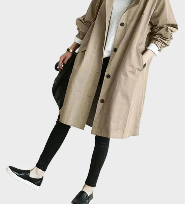 Преслава – стилно тренчкот палто