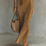 Деница - Макси рокля от велур