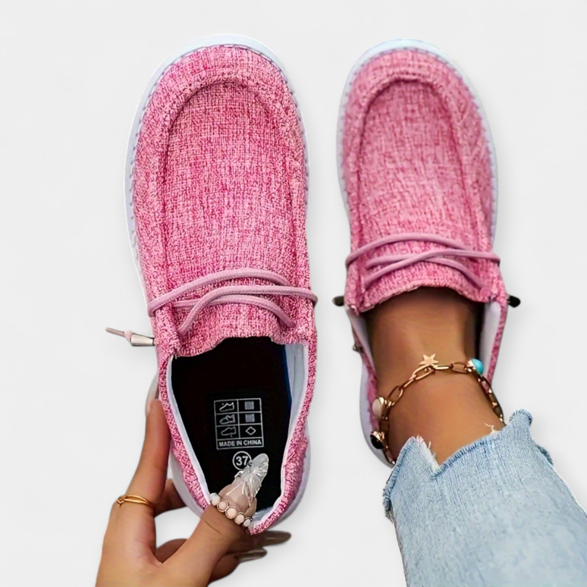 Гергана - Удобни Платнени Обувки за Всекидневна Употреба