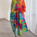 Десислава - Шарена рокля с принт