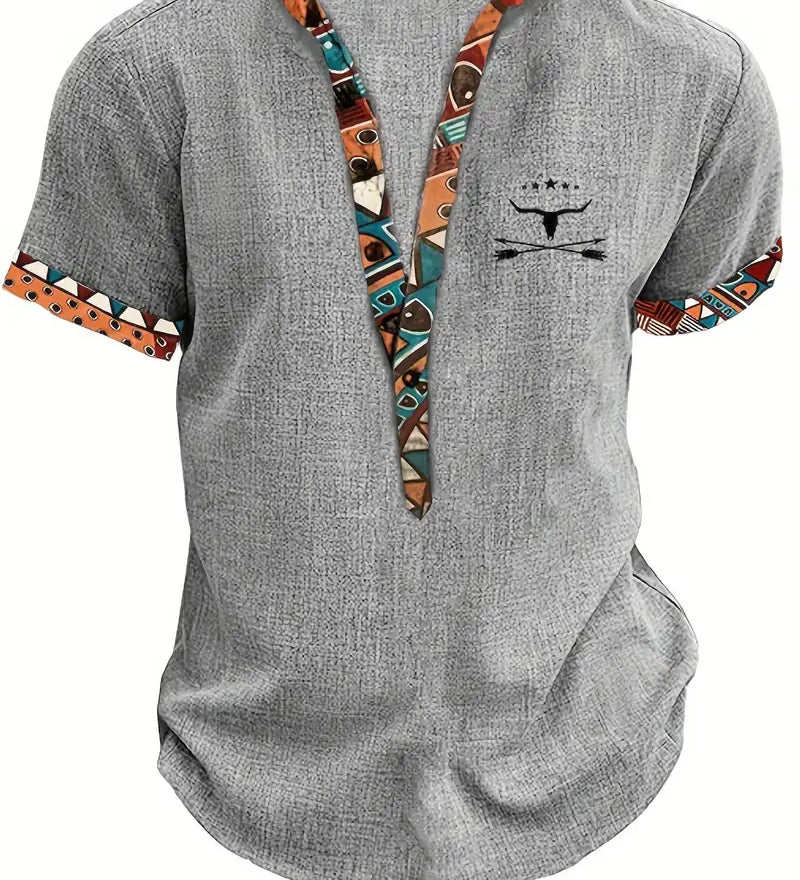 Яна - Елегантна риза с къси ръкави