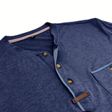 Теодора - Стилна тениска с кръгло деколте и джоб