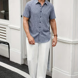 Мария - Лека риза с къс ръкав от лен