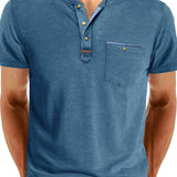 Теодора - Стилна тениска с кръгло деколте и джоб