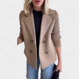 Елена - Елегантно сако с плетени ръкави