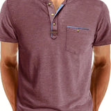 Теодора - Стилна тениска с кръгло деколте и джоб