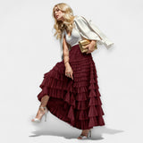 Мира - Елегантна пола с тюл и декоративни детайли