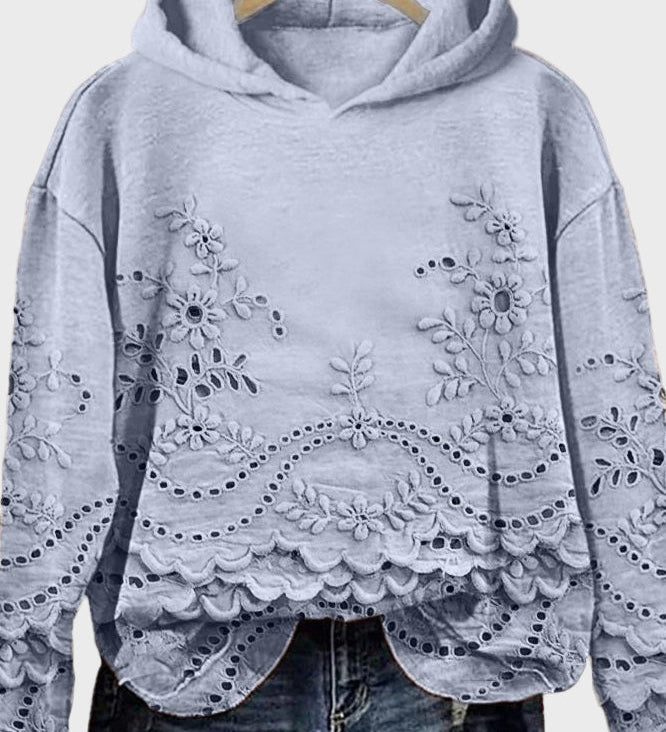 Надежда - Джъмпер с Капюшон от Дантела в Зелено