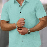 Мария - Лека риза с къс ръкав от лен