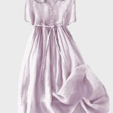 Елена - Класическа Рокля с Копчета