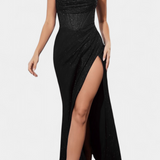 Кристина - Рокля с Корсет и Спагети Презрамки