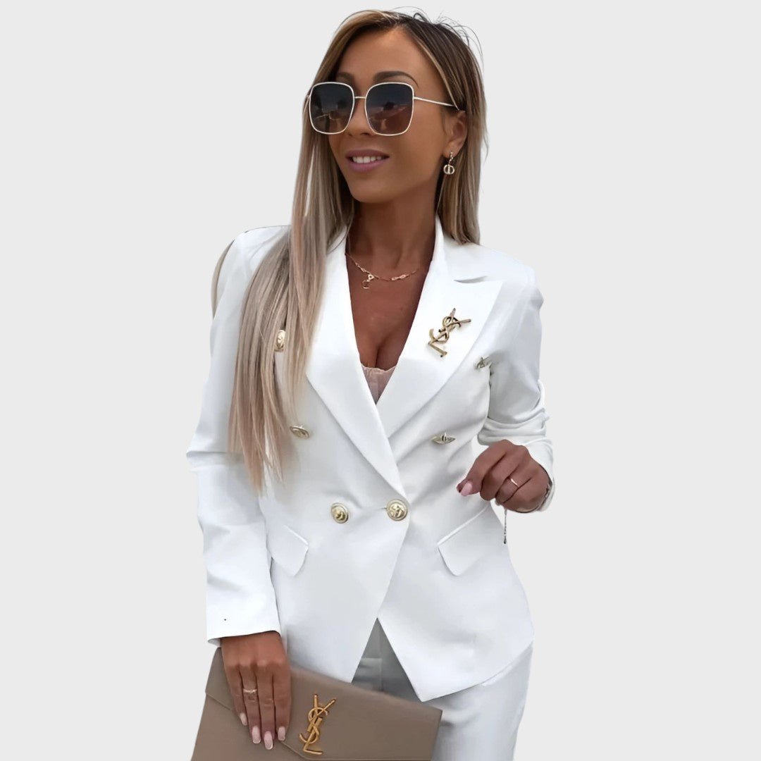 Елена - Двуредно сако с изразен силует