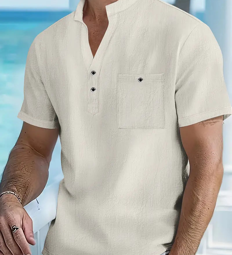 Надежда - Елегантна риза с къс ръкав