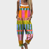 Катя - Лежерен цветен комбинезон за всеки ден