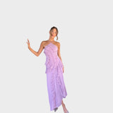 Виктория - Ръбеста Маки Рокля