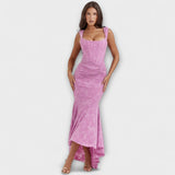 Десислава - дълга рокля с елегантен и изискан корсет