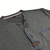 Теодора - Стилна тениска с кръгло деколте и джоб