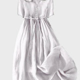 Елена - Класическа Рокля с Копчета