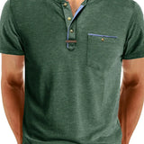 Теодора - Стилна тениска с кръгло деколте и джоб