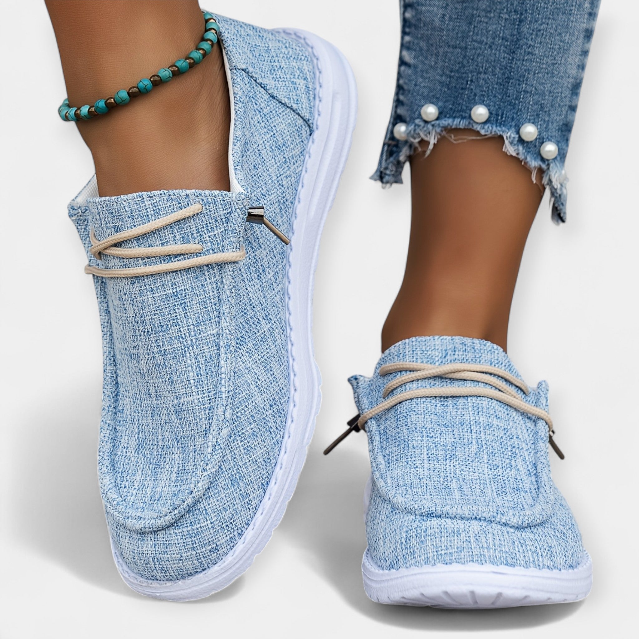 Гергана - Удобни Платнени Обувки за Всекидневна Употреба