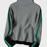 Милена - Пуловер с висока яка