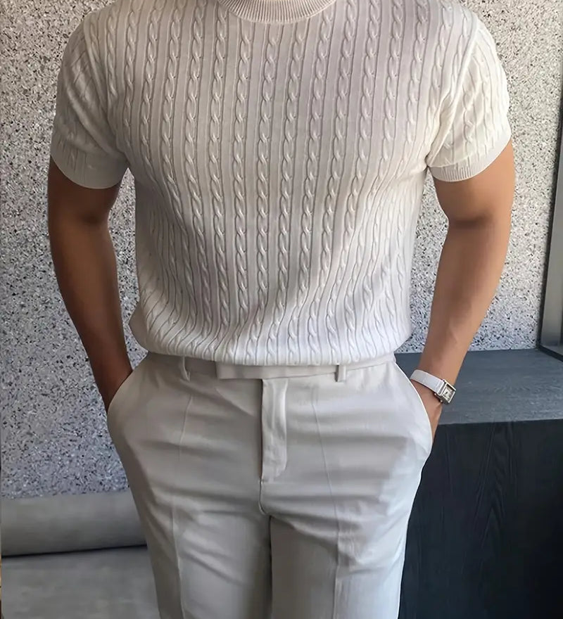 Мария - Елегантен пуловер от трико