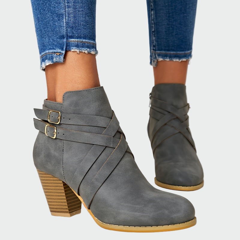 Виктория - Ортопедични кожени ботуши