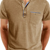 Теодора - Стилна тениска с кръгло деколте и джоб