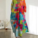 Десислава - Шарена рокля с принт