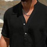 Десислава - Елегантна лятна риза с висока яка