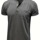 Теодора - Стилна тениска с кръгло деколте и джоб