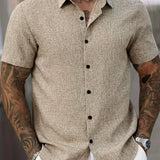 Мария - Лека риза с къс ръкав от лен